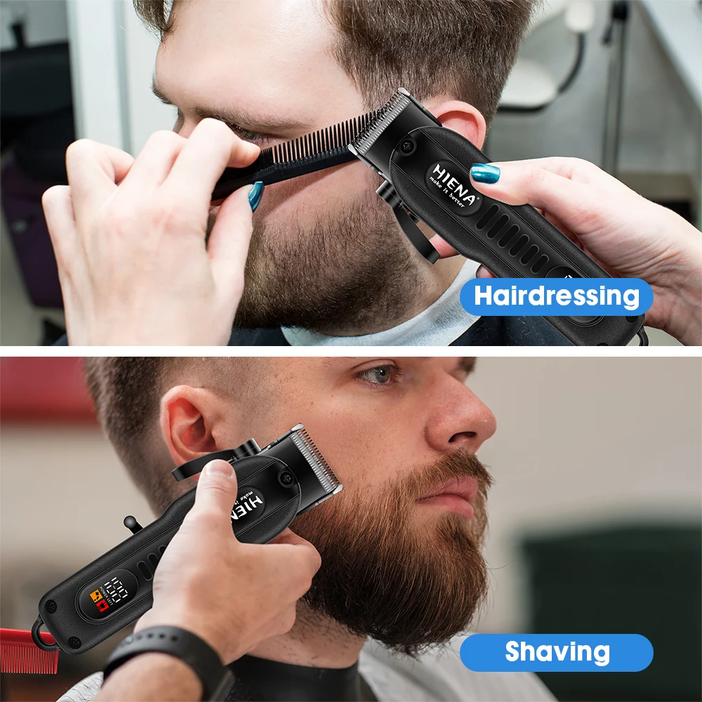 Professional Barber Electric Hair clipper LED display screen UBS charging Trimmer Powerful electric hair clipper trimmer tool - Image 5